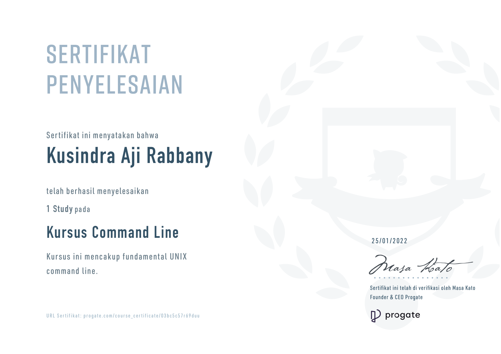 Certificate commandline
